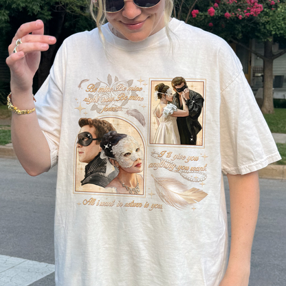 From Masquerade to Marriage – Benophie Inspired – Bridgerton Benedict & Sophie Regency Romance Tshirt