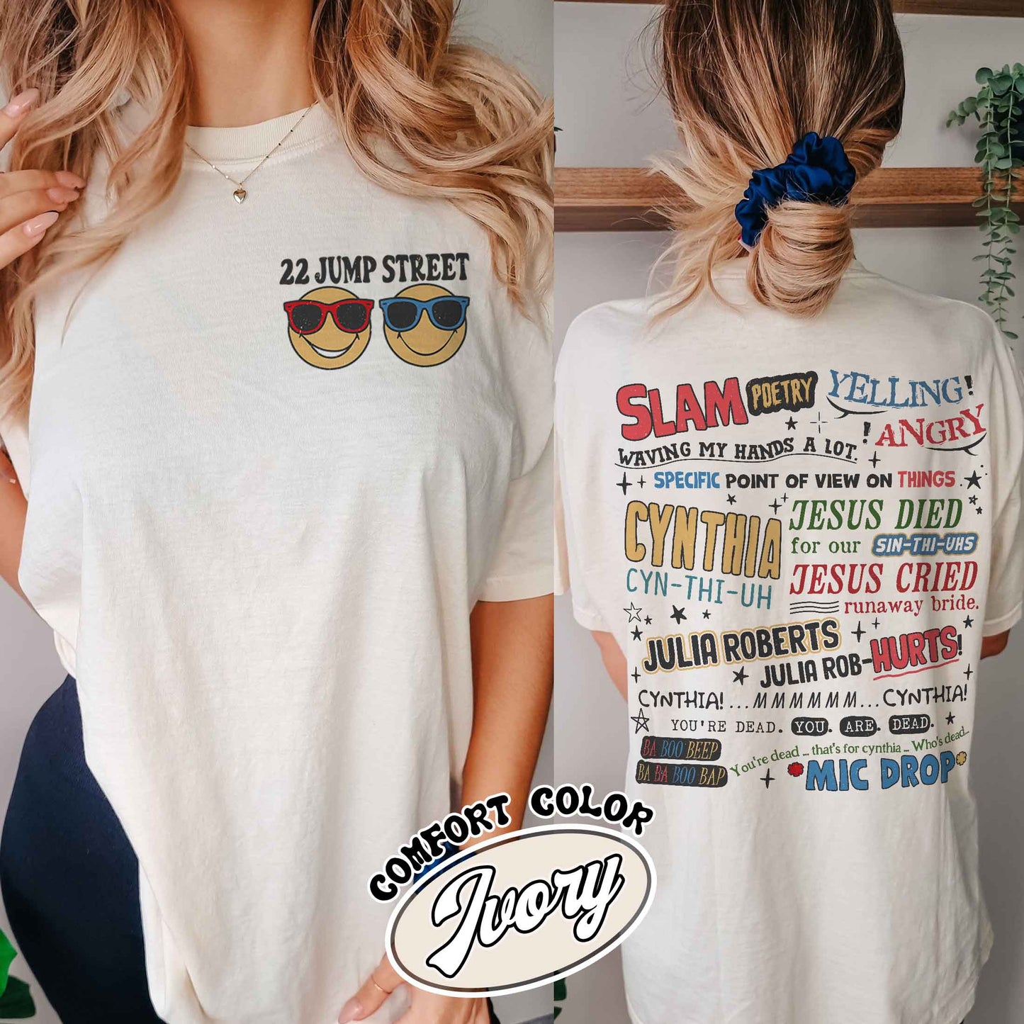 Cynthia Slam Poetry Comfort Color Shirt, T Shirt With Poetry, Funny Shirt, Cynthia Slam Poetry Comfort Colors Shirt, 22 Jumb Street Shirt, Slam Poetry Quotes