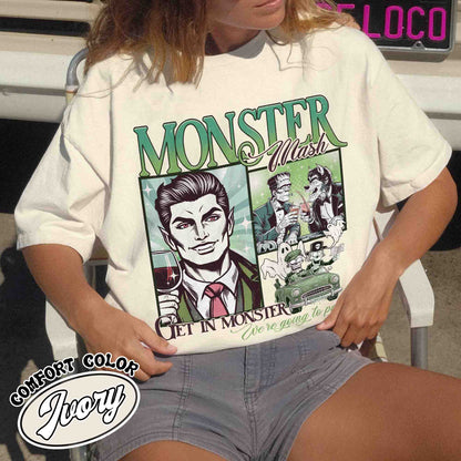 Monster Mash Comfort Colors, Monster Mash Shirt, Monster Mash Tshirt, Ghost Halloween Shirt, Get in Monster Shirt, Monster Shirt, Fall Shirt