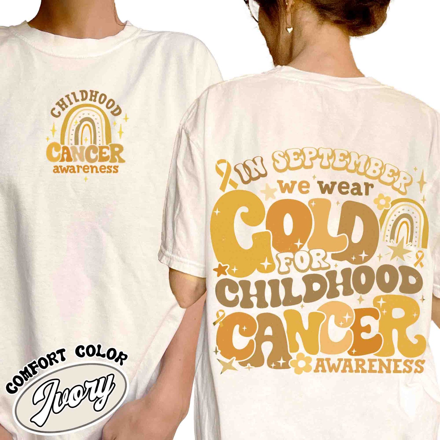 Childhood Cancer Awareness Month Shirt, I Wear Gold For Childhood Cancer Awareness Tshirt, Nurse Tshirt, Childhood Cancer Support Squad