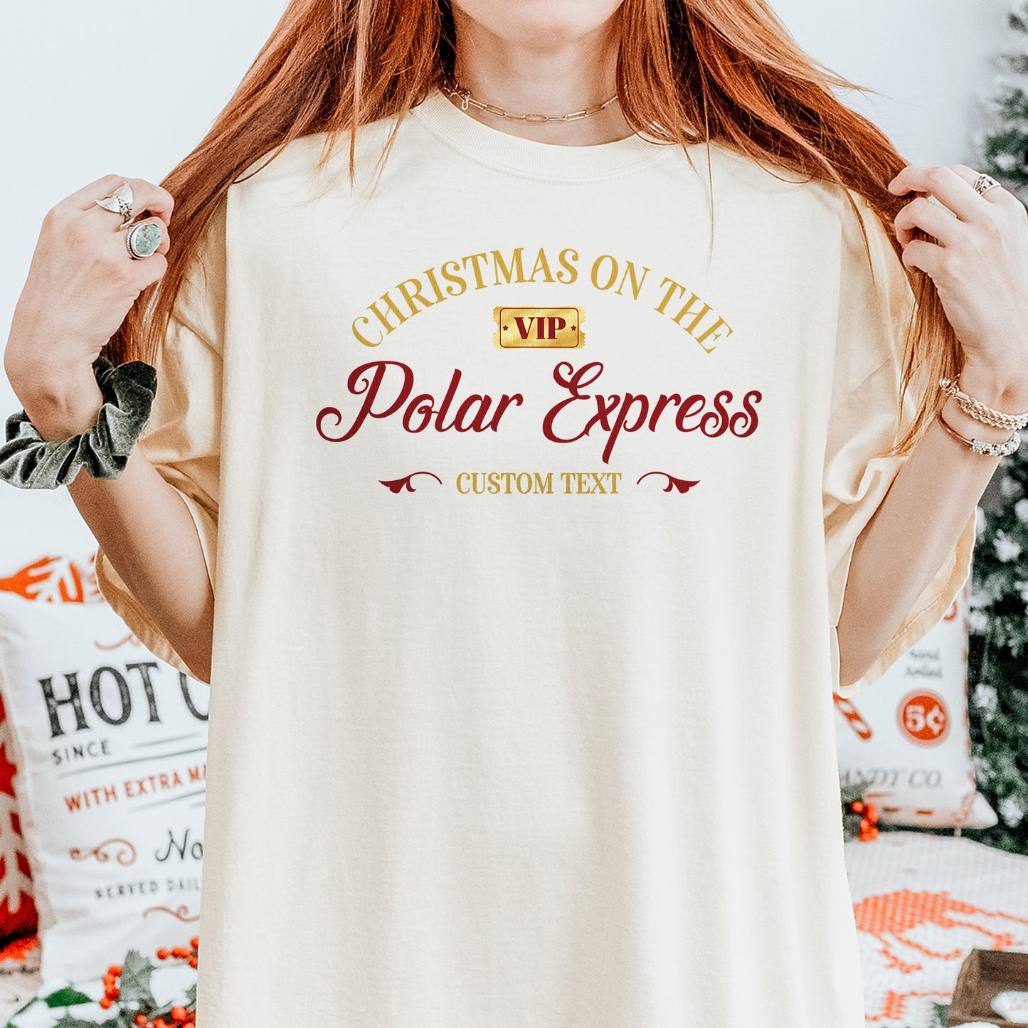 Polar Express Family Christmas Shirt, Custom Matching Holiday Tee, Personalized Christmas Shirt