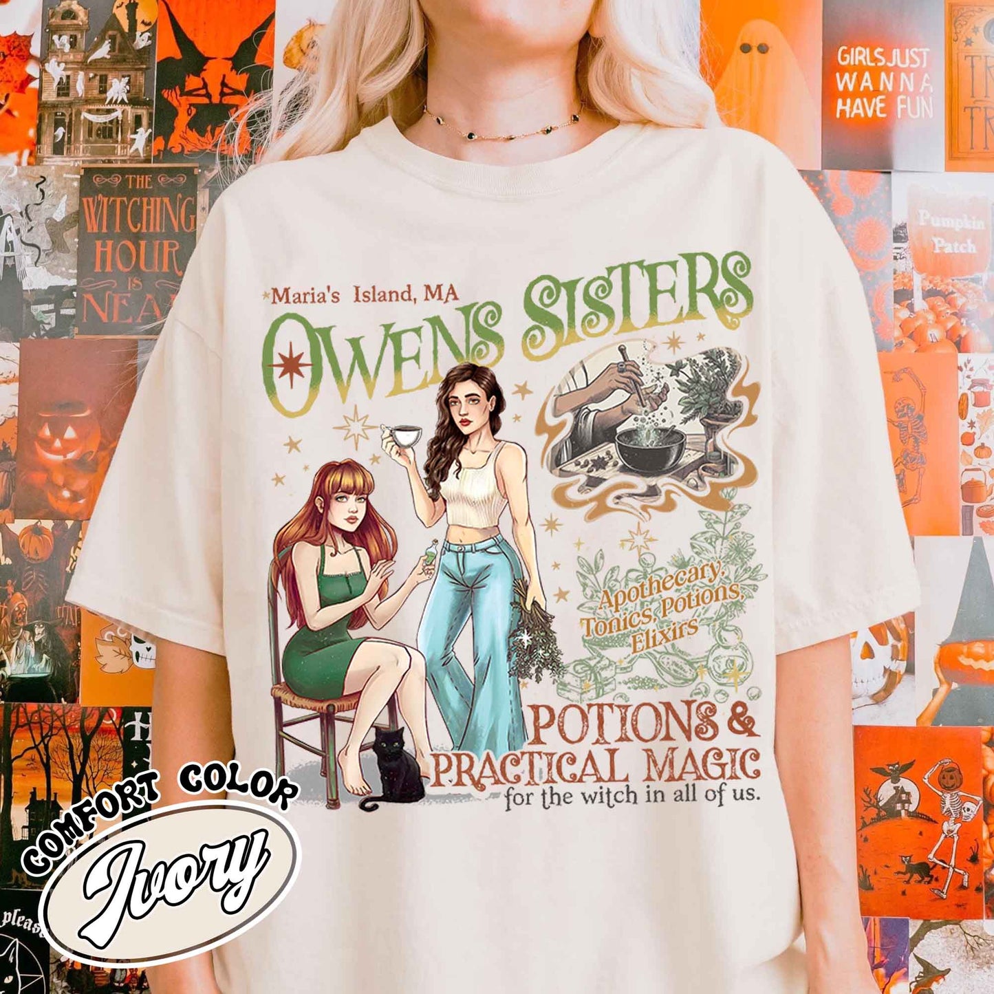 Owens Sisters Apothecary Shirt, Owens Sisters Shirt, Owens Sisters, Salem Apothecary Halloween Shirt, Witchy Shirt, Apothecary Shirt, Fall Shirt