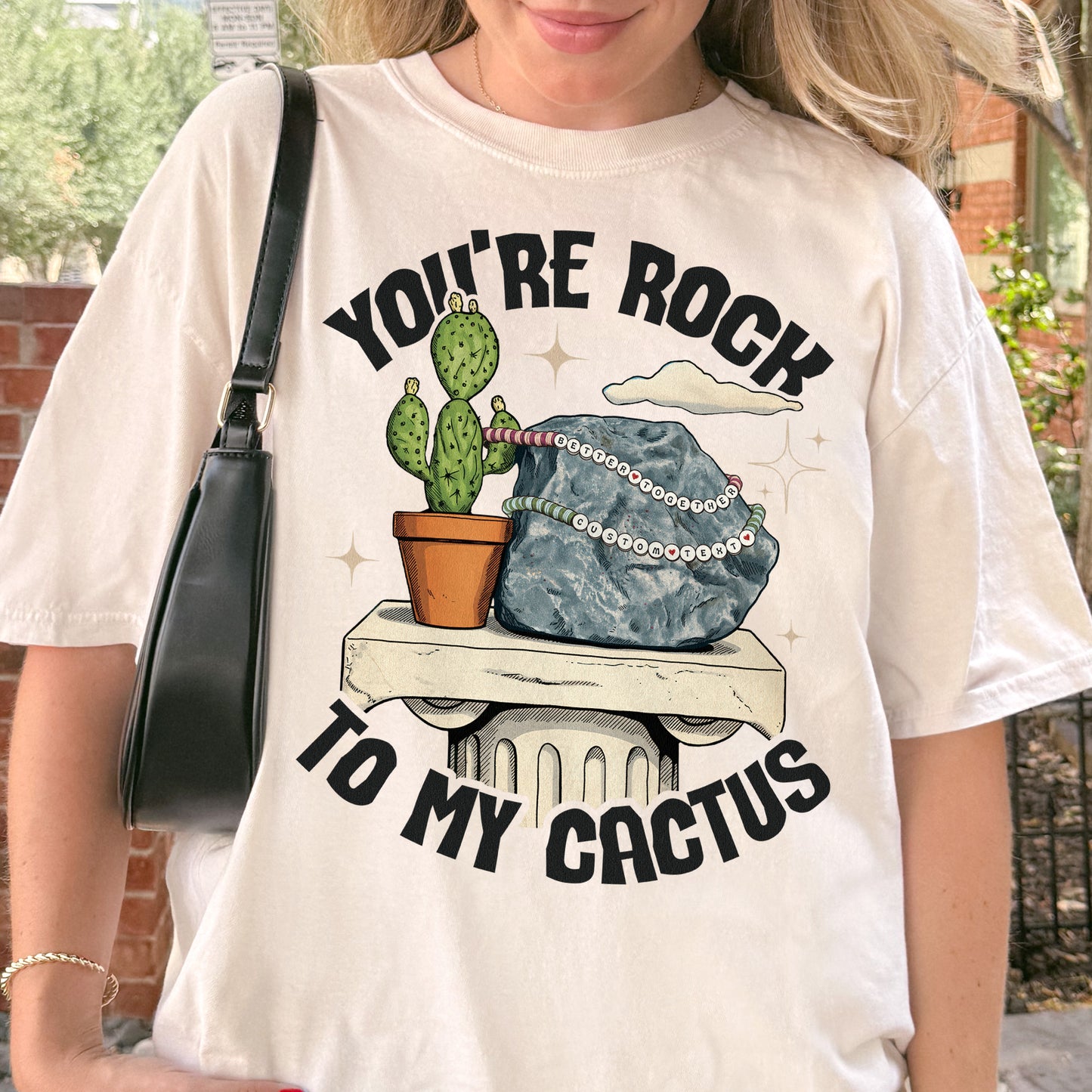 Custom You're Rock to My Cactus, Better Together Couple Gift, Opalite Inspired, Matching Married Tshirt