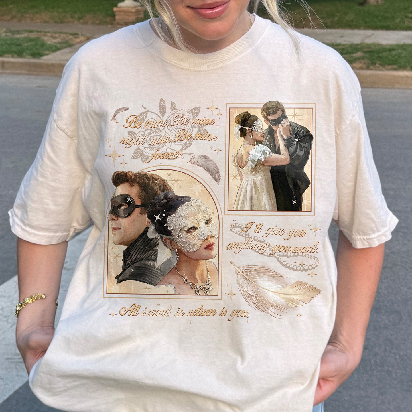 From Masquerade to Marriage – Benophie Inspired – Bridgerton Benedict & Sophie Regency Romance Tshirt