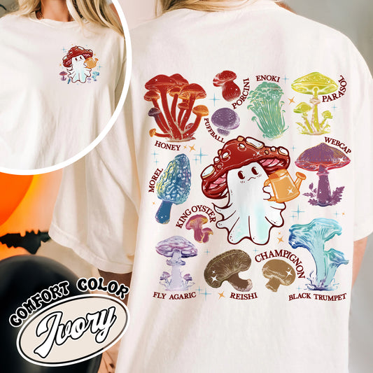 Mystical Mushroom Shirt, Magic Mushroom Microdose, Mushroom Ghost Shirt, Spooky Season Shirt, Halloween Shirt, Funny Fall Shirt, Mushroom Shirt