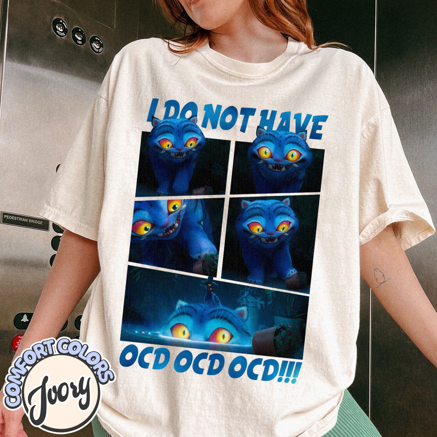 Cute Demon Hunter Tiger Comfort Tshirt, Derpy the Tiger Demon Hunter Tee, Hunters Tiger Fan, Kpop Saja Boys, I Do Not Have Ocd Ocd Ocd Shirt