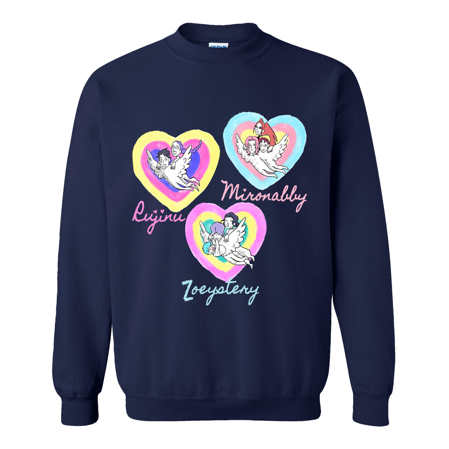 Kpop Demon Hunters Sweatshirt, Huntrix Saja Boys Sweatshirt, Rujinu Zoeystery Miromabby Sweatshirt