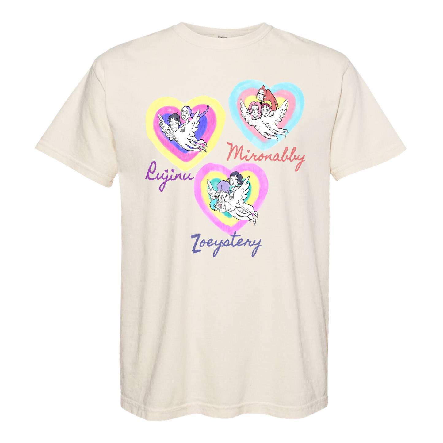 Kpop Demon Hunters Comfort Color Shirt, Huntrix Saja Boys Tee, Rujinu Zoeystery Miromabby Shirt