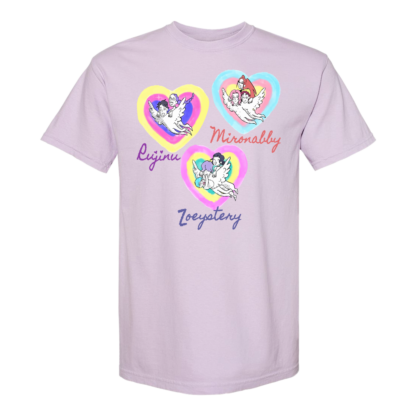 Kpop Demon Hunters Comfort Color Shirt, Huntrix Saja Boys Tee, Rujinu Zoeystery Miromabby Shirt