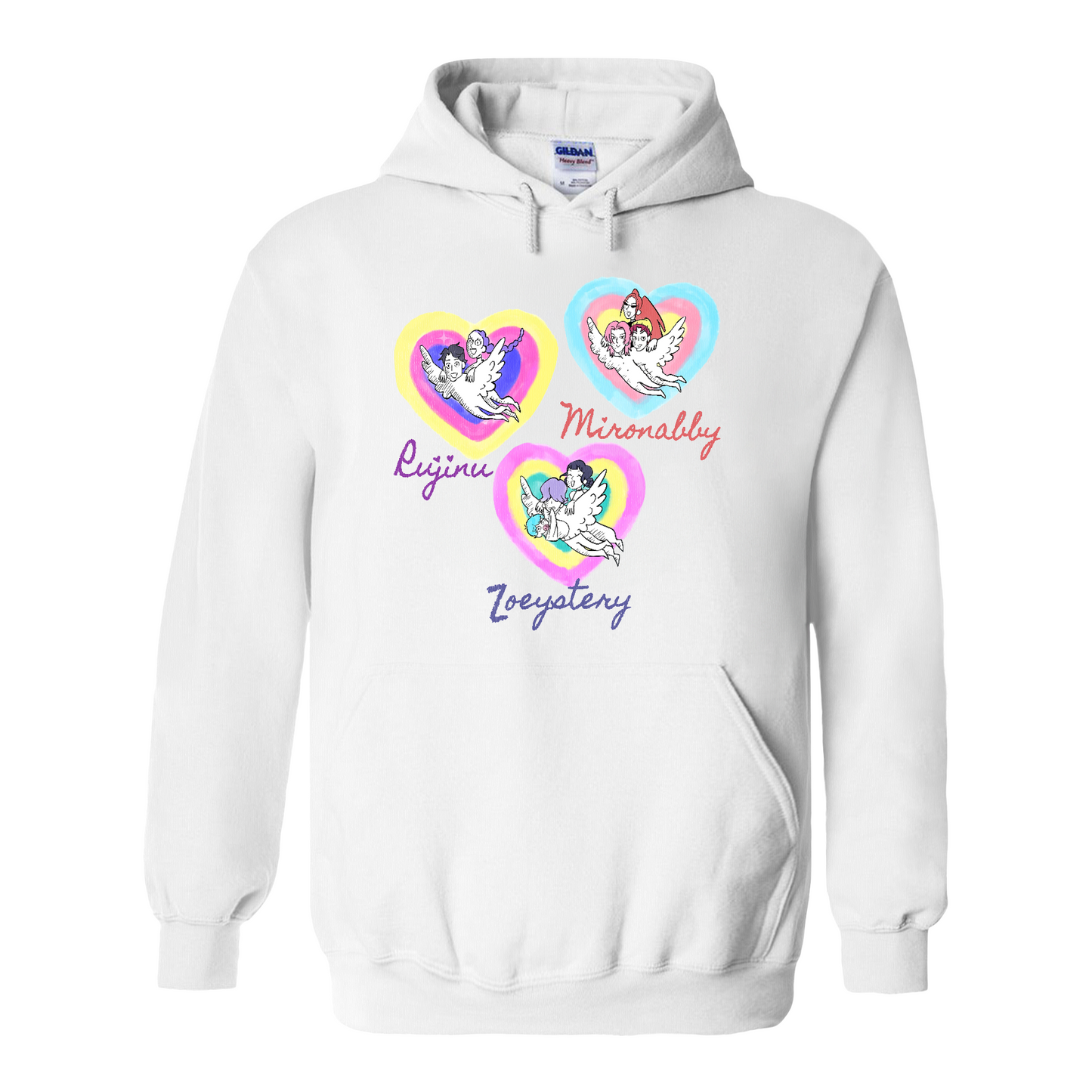 Kpop Demon Hunters Hoodie, Huntrix Saja Boys Hoodie, Rujinu Zoeystery Miromabby Hoodie