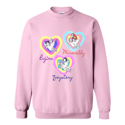 Kpop Demon Hunters Sweatshirt, Huntrix Saja Boys Sweatshirt, Rujinu Zoeystery Miromabby Sweatshirt