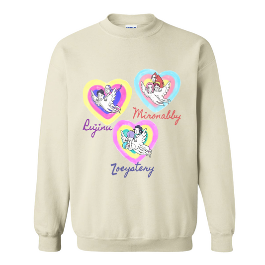 Kpop Demon Hunters Sweatshirt, Huntrix Saja Boys Sweatshirt, Rujinu Zoeystery Miromabby Sweatshirt