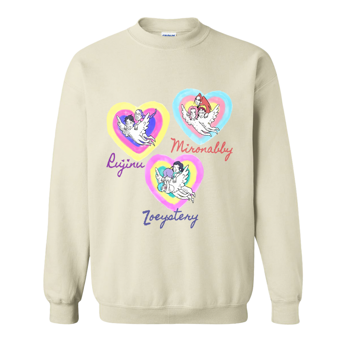 Kpop Demon Hunters Sweatshirt, Huntrix Saja Boys Sweatshirt, Rujinu Zoeystery Miromabby Sweatshirt