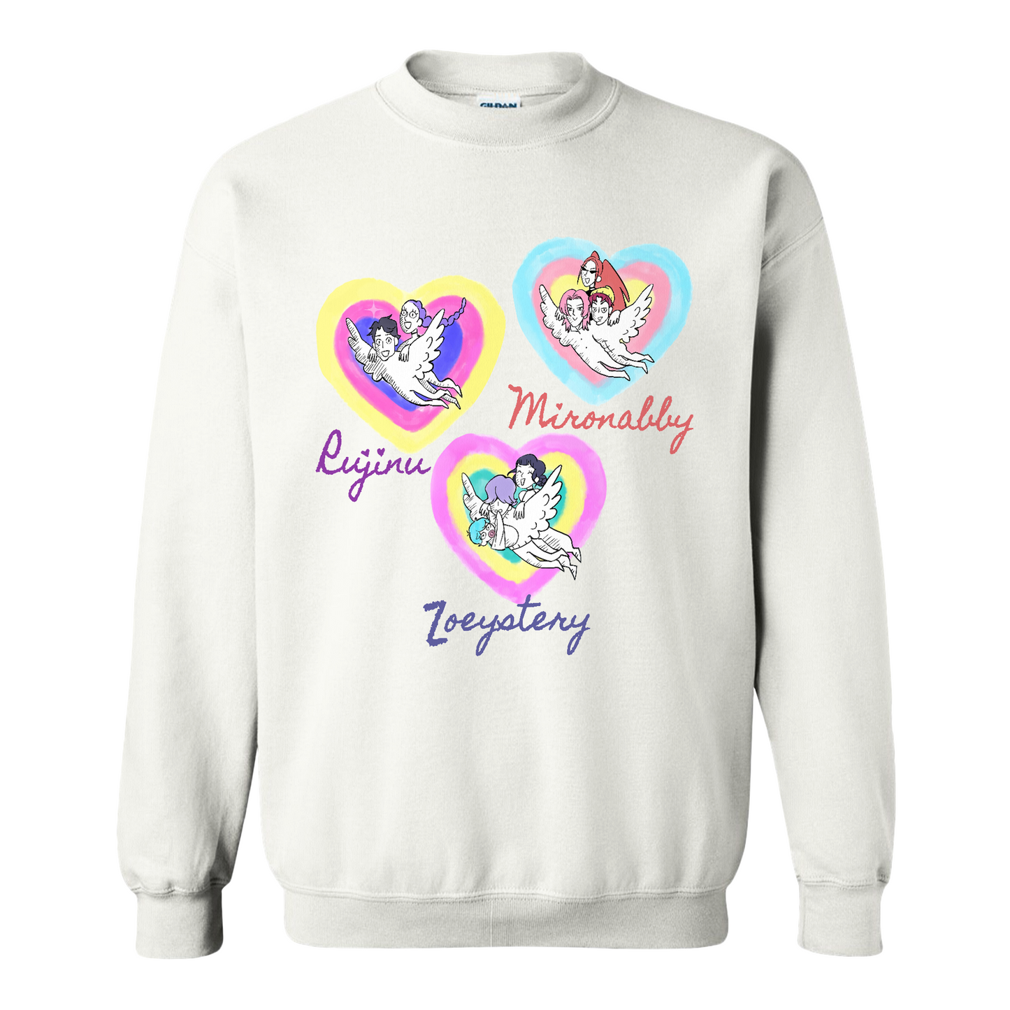 Kpop Demon Hunters Sweatshirt, Huntrix Saja Boys Sweatshirt, Rujinu Zoeystery Miromabby Sweatshirt