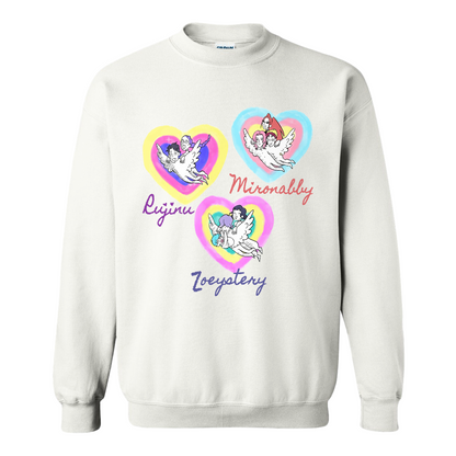 Kpop Demon Hunters Sweatshirt, Huntrix Saja Boys Sweatshirt, Rujinu Zoeystery Miromabby Sweatshirt