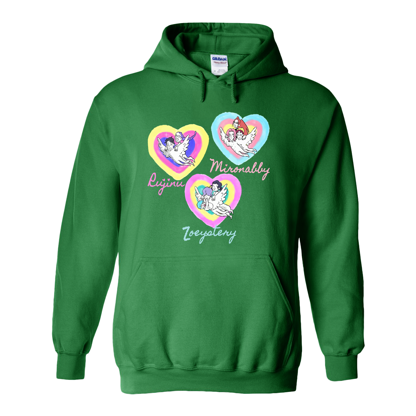 Kpop Demon Hunters Hoodie, Huntrix Saja Boys Hoodie, Rujinu Zoeystery Miromabby Hoodie