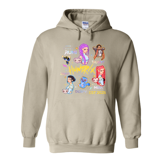 Demon Hunters Hoodie, Kpop Huntrix, Kpop Hoodie, Saja Boys Hoodie, Saja Girls Fan Poster