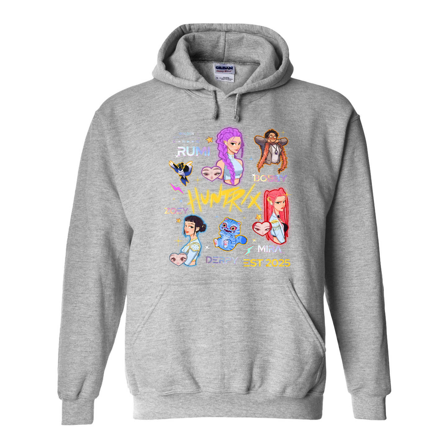 Demon Hunters Hoodie, Kpop Huntrix, Kpop Hoodie, Saja Boys Hoodie, Saja Girls Fan Poster