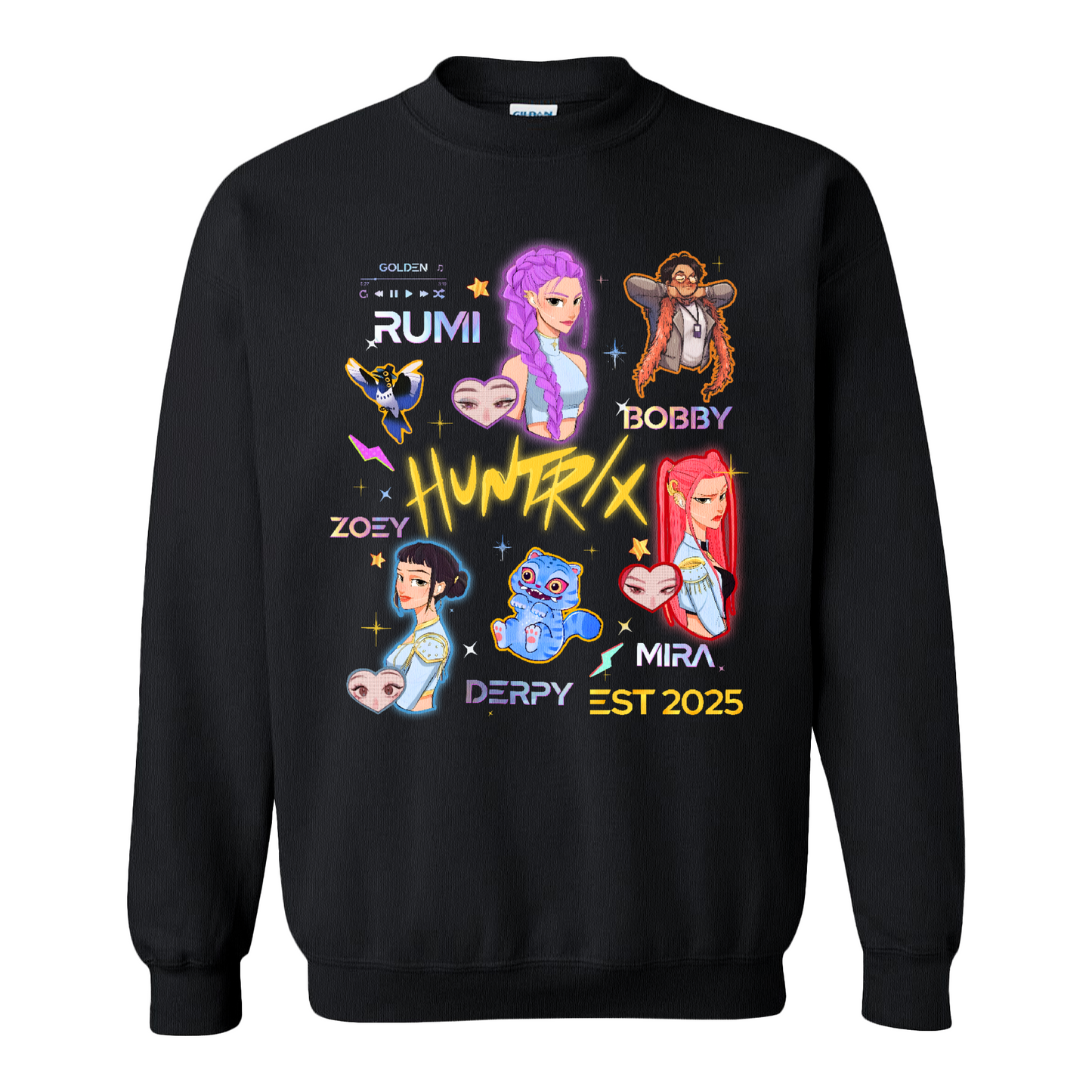 Demon Hunters Sweatshirt, Kpop Huntrix, Kpop Sweatshirt, Saja Boys Sweatshirt, Saja Girls Fan Poster