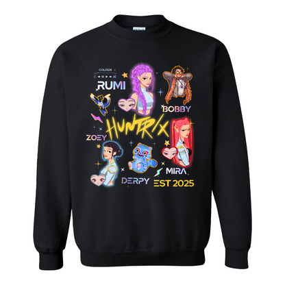 Demon Hunters Sweatshirt, Kpop Huntrix, Kpop Sweatshirt, Saja Boys Sweatshirt, Saja Girls Fan Poster
