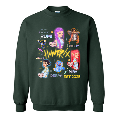Demon Hunters Sweatshirt, Kpop Huntrix, Kpop Sweatshirt, Saja Boys Sweatshirt, Saja Girls Fan Poster
