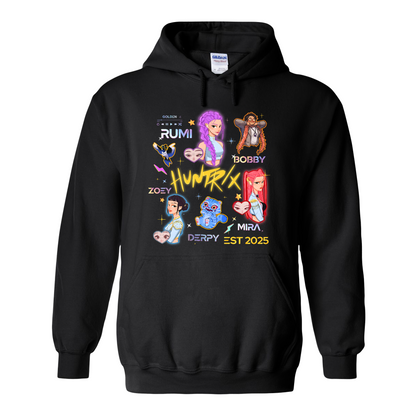 Demon Hunters Hoodie, Kpop Huntrix, Kpop Hoodie, Saja Boys Hoodie, Saja Girls Fan Poster