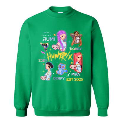 Demon Hunters Sweatshirt, Kpop Huntrix, Kpop Sweatshirt, Saja Boys Sweatshirt, Saja Girls Fan Poster
