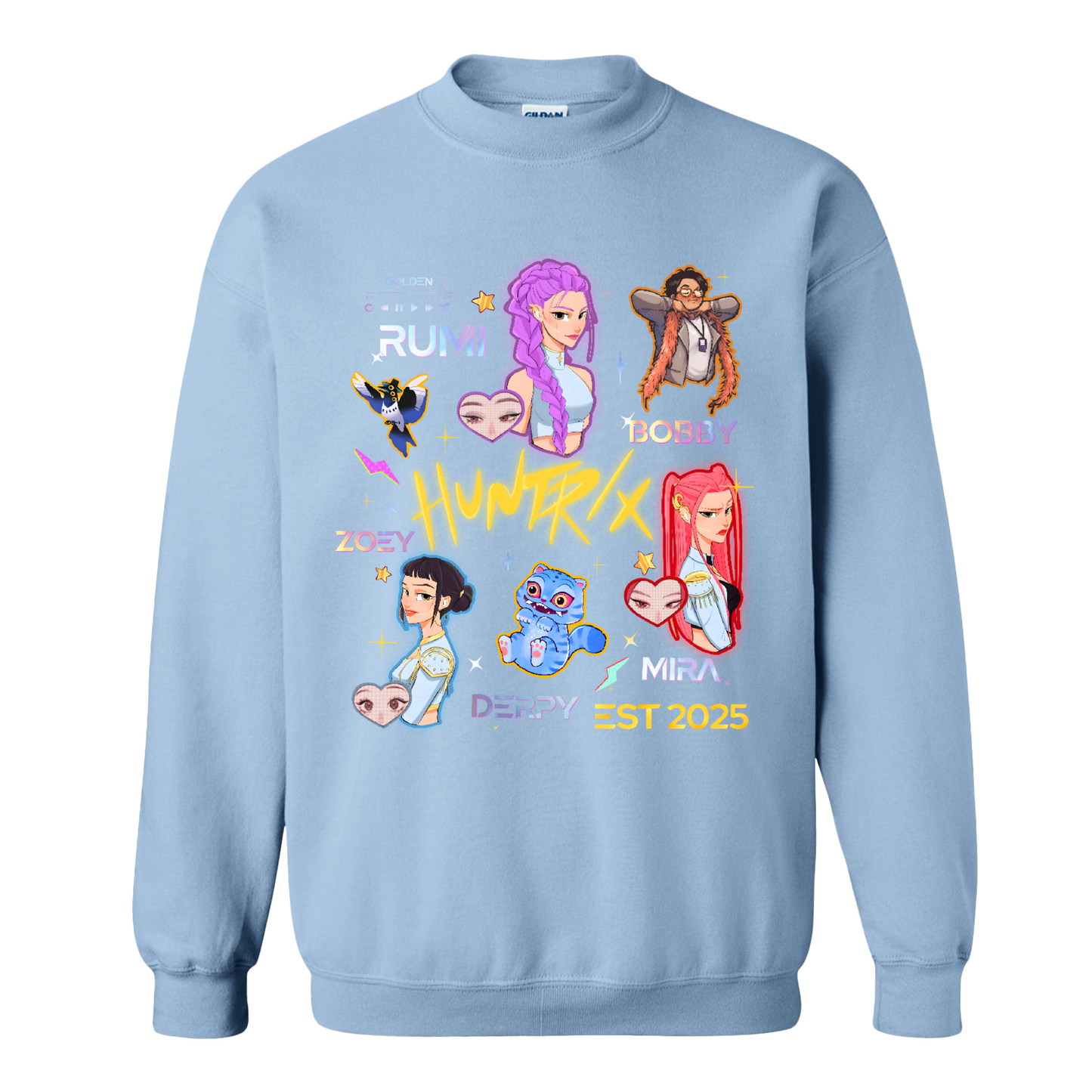 Demon Hunters Sweatshirt, Kpop Huntrix, Kpop Sweatshirt, Saja Boys Sweatshirt, Saja Girls Fan Poster