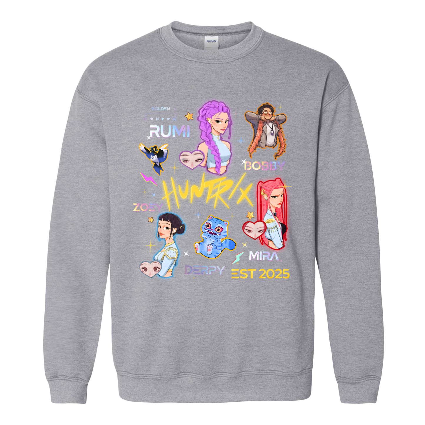 Demon Hunters Sweatshirt, Kpop Huntrix, Kpop Sweatshirt, Saja Boys Sweatshirt, Saja Girls Fan Poster