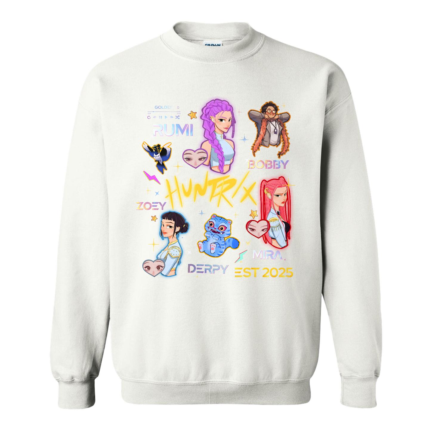 Demon Hunters Sweatshirt, Kpop Huntrix, Kpop Sweatshirt, Saja Boys Sweatshirt, Saja Girls Fan Poster