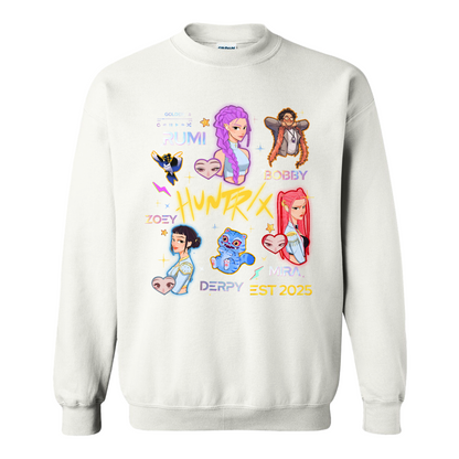 Demon Hunters Sweatshirt, Kpop Huntrix, Kpop Sweatshirt, Saja Boys Sweatshirt, Saja Girls Fan Poster