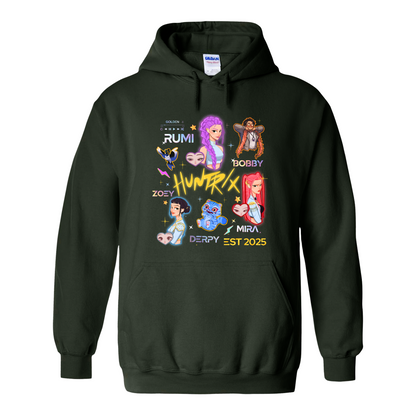Demon Hunters Hoodie, Kpop Huntrix, Kpop Hoodie, Saja Boys Hoodie, Saja Girls Fan Poster