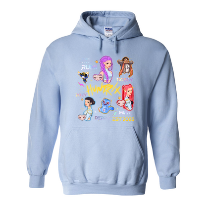 Demon Hunters Hoodie, Kpop Huntrix, Kpop Hoodie, Saja Boys Hoodie, Saja Girls Fan Poster