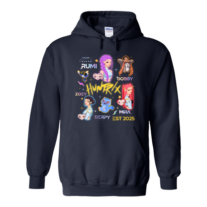 Demon Hunters Hoodie, Kpop Huntrix, Kpop Hoodie, Saja Boys Hoodie, Saja Girls Fan Poster