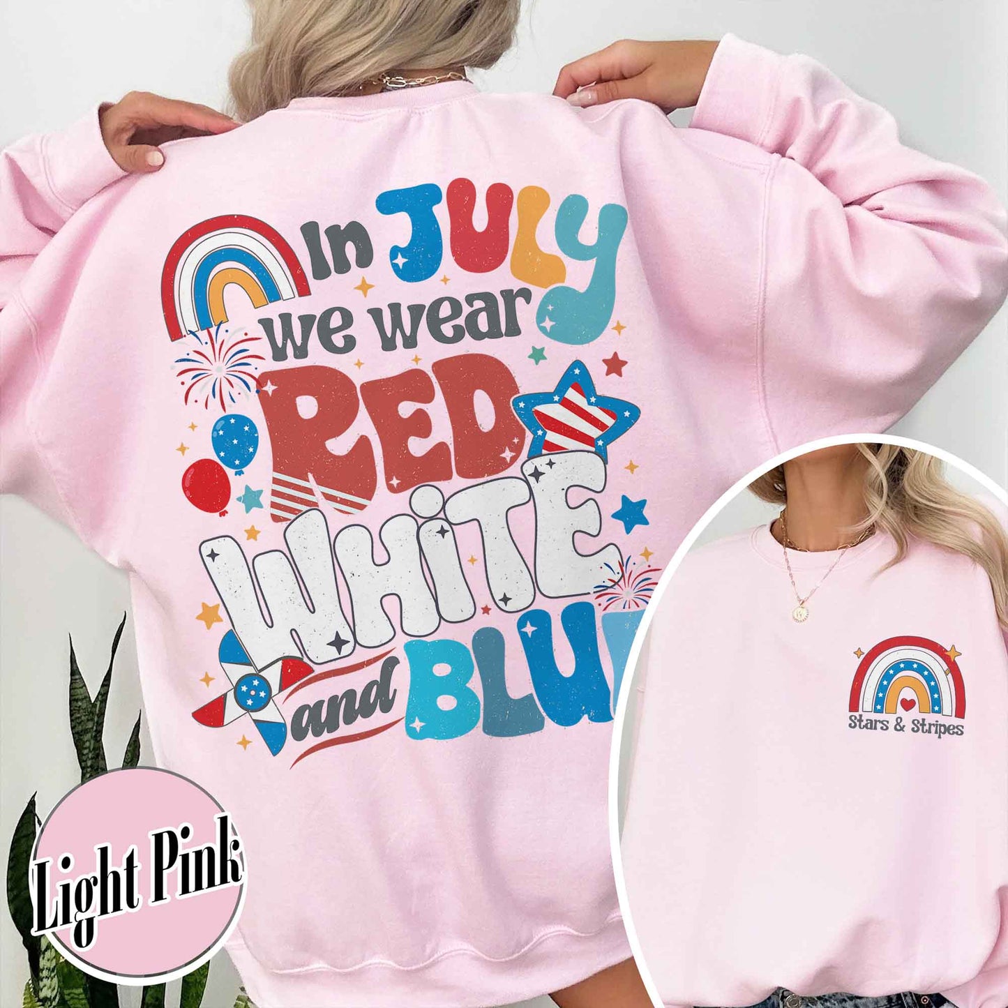 Firecracker Sweatshirt For 4th Of July, Stars And Stripes Sweatshirt, Red White And Blue, Cute 4th Of July, Usa Sweatshirt, Patriotic Sweatshirt