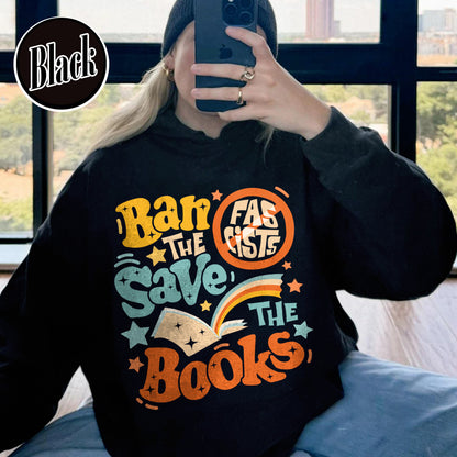 Librarian Comfort Colors Shirt,Ban The Fascists Save The Books Shirt,Reading Teacher