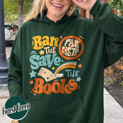 Librarian Comfort Colors Shirt,Ban The Fascists Save The Books Shirt,Reading Teacher