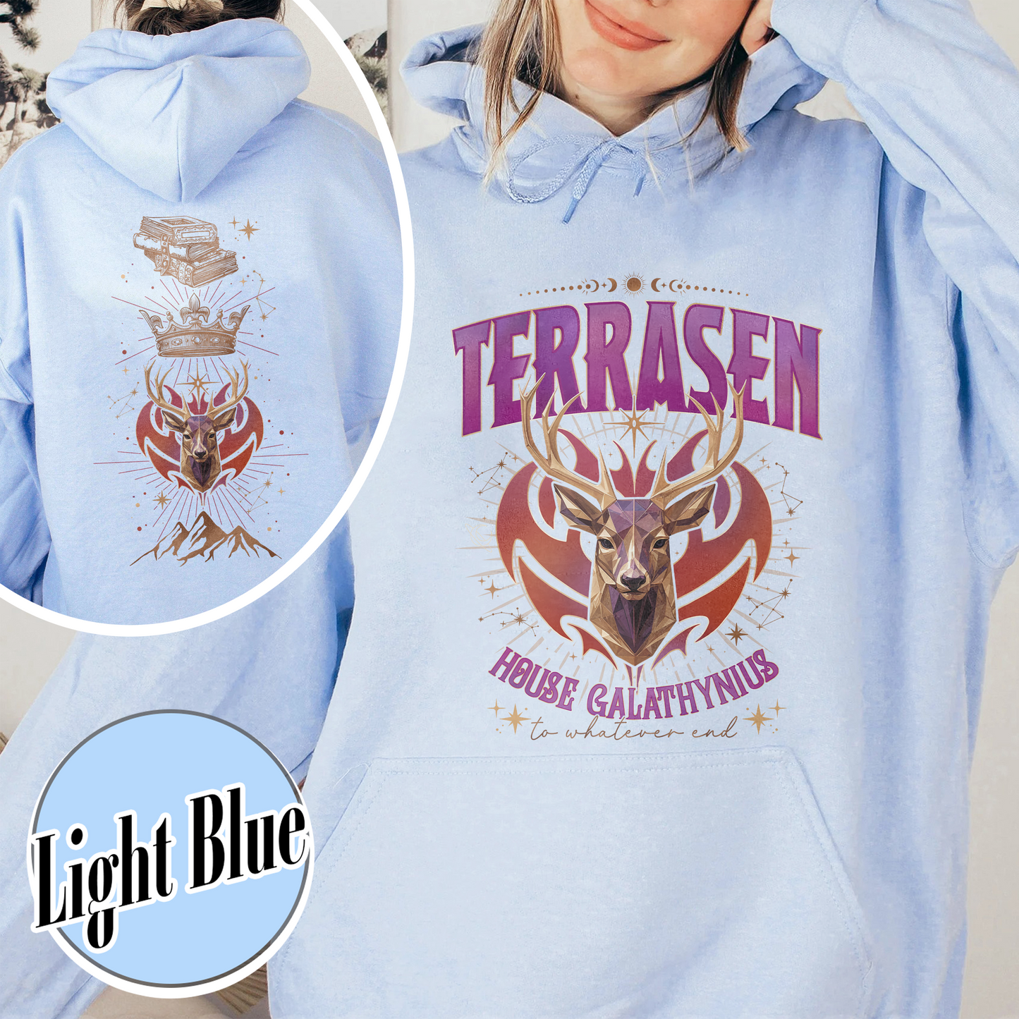 Aelin Galathynius Fireheart, Aelin Galathynius Hoodie, Fireheart Aelin Hoodie, Kingsflame the Thirteen, Fireheart Queen Aelin Hoodie, Gift for Her