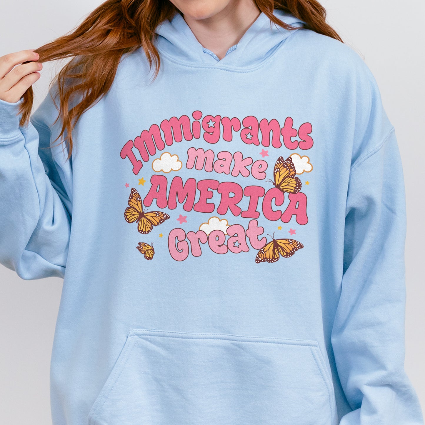 Immigrants Make America Great Activist Hoodie