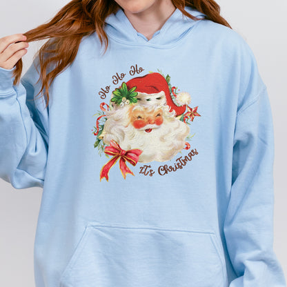 Vintage Santa Claus Retro Christmas Hoodie