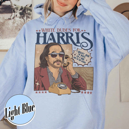 Election Hoodie, White Dudes for Madam President Hoodie, Men Zoom for Madam President Hoodie