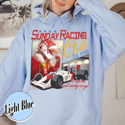 Formula 1 Hoodie, Sunday Racing Club Fan Collection, Racing Car Outfit Hoodie