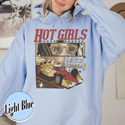 Trending F1 Hoodie, Formula One Hoodie, Hot Girls Watch Formula 1 Hoodie, F1 Racing Hoodie