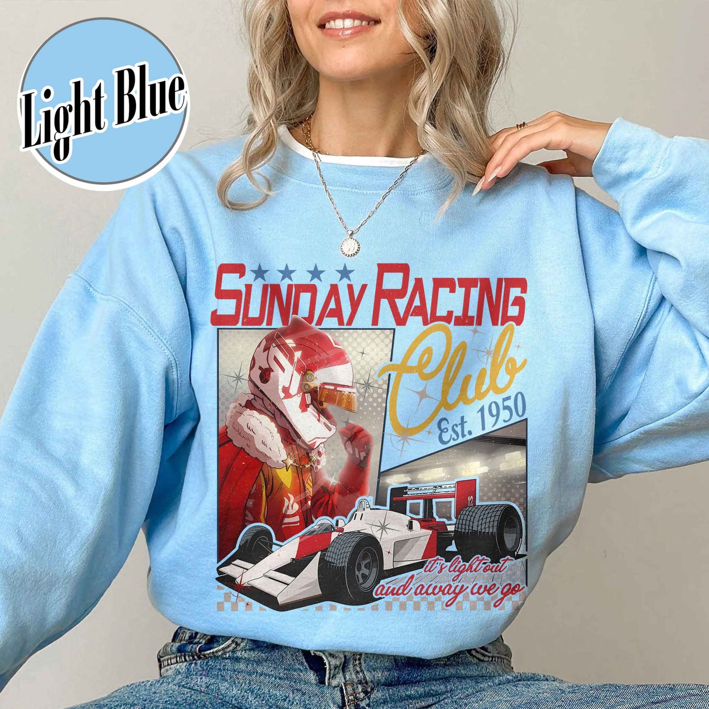 Sundays Racing Club Sweatshirt, Formula 1 Sweatshirt, Sunday Racing Club, Racing Car Outfit Sweatshirt, Sundays for F1, Sundays Are for Formula One, F1 Sweatshirt