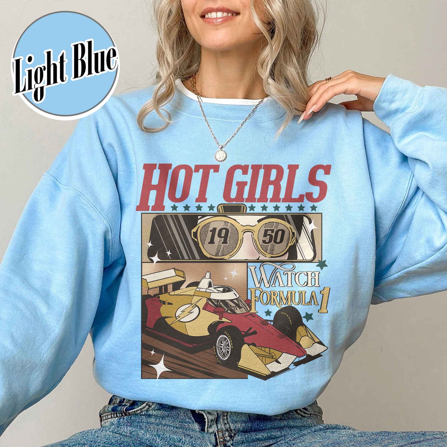 Trending F1 Sweatshirt, Formula One Sweatshirt, Hot Girls Watch Formula 1 Sweatshirt, F1 Racing Sweatshirt