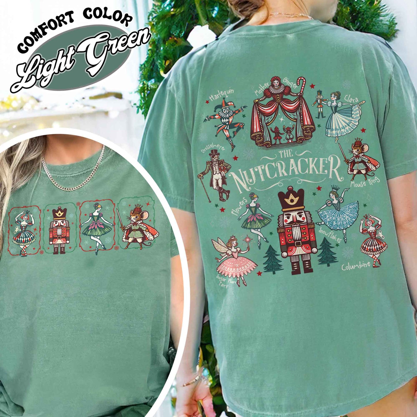 Christmas Party Shirt, Sugar Plum Fairy Shirt,Woman Christmas Shirts, Xmas Tee,Nut Cracker Tshirt,Christmas Ballet Shirt,Cute Holiday Gift