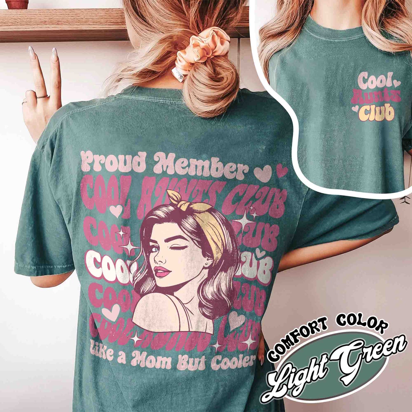 Cool Aunts Club Pocket Shirt, Cool Aunts Club Shirt, Cool Aunts Club T-Shirt, Great Aunt Club, Aunt and Neice Gift, Future Aunt Gifts