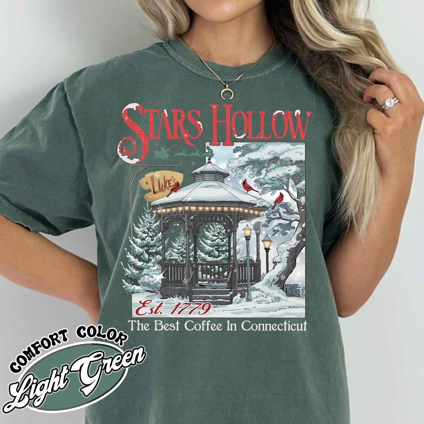 Stars Hollow Christmas Festival Shirt, Stars Hollows Shirt, Christmas Gift, Connecticut Shirt, Retro Style Shirt, Stars Hollow 1779 Connecticut