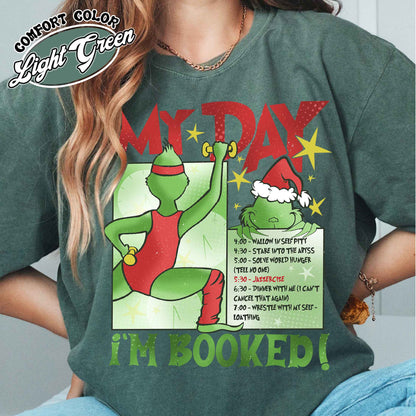 My Day I'm Booked Shirt,My Day Im Book,Christmas Gift,Christmas Shirt,Funny Christmas Shirt,Womens Christmas Shirt,Im Booked Christmas Shirt