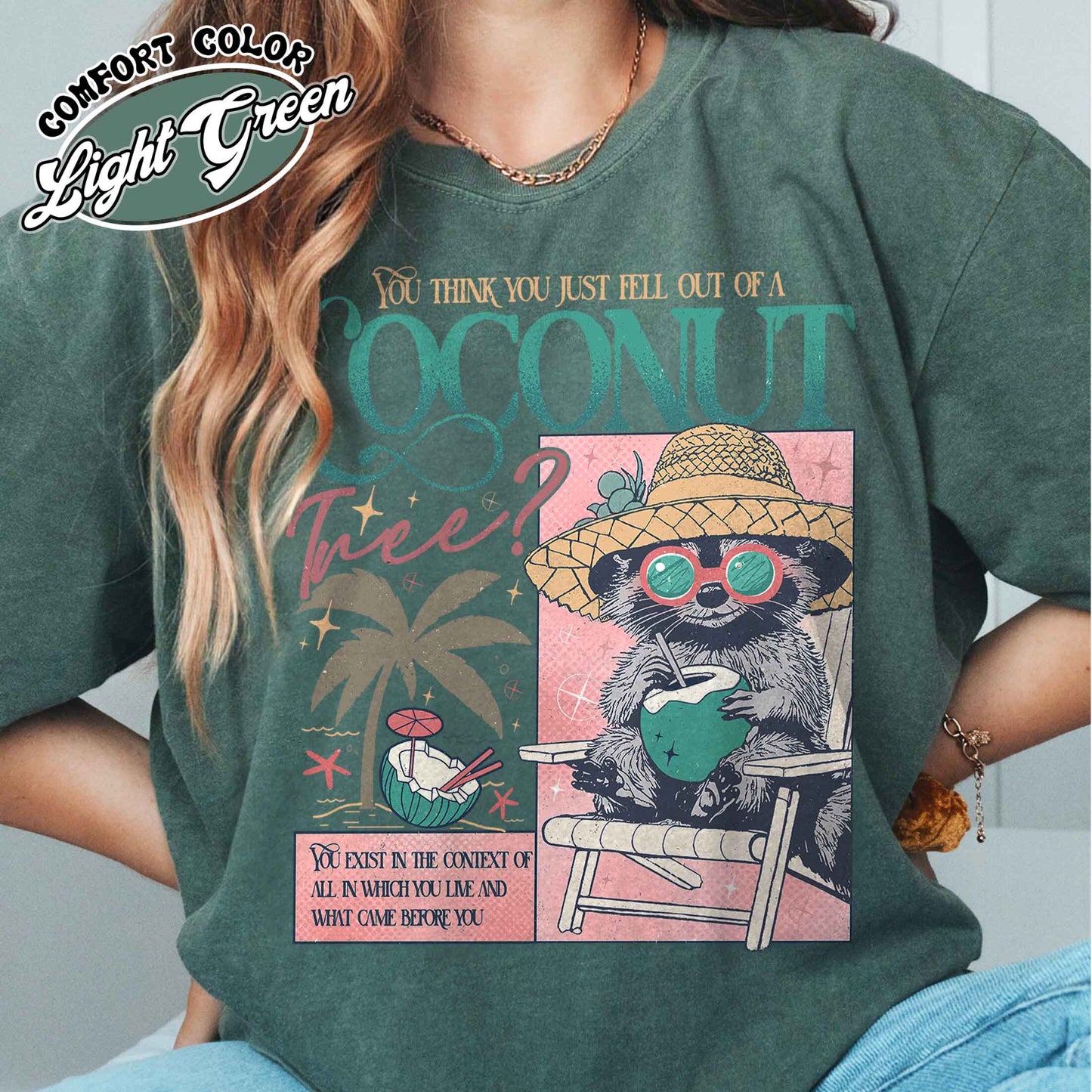 You Think You Just Fall out of a Coconut Tree T-Shirt, Social Democrat Shirt, Roevember, Coconut Tree Shirt, Election 2024 Shirt, Democrat Shirt